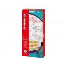 Penna roller a scatto Stabilo Palette tratto F 0,4 mm blu 268/41-01
