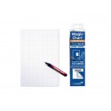 Pellicola elettrostatica da parete Legamaster Magic-Chart Flipchart 25 ff 20x30 cm quadretti bianco 7-159000-A4