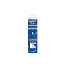Pellicola elettrostatica da parete Legamaster Magic-Chart Whiteboard 25 ff 20x30 cm - bianco 7-159100-A4