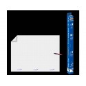Pellicola elettrostatica per lavagna Legamaster Magic-Chart XL Flipchart 15 ff 90x120 cm quadretti bianco L-1590 54