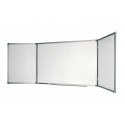 Lavagna bianca magnetica cancellabile Legamaster Economy plus 3 pannelli bianco 90x120-240 cm- 7-100554