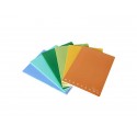 Maxi quaderno Pigna Monocromo Green A4 - 80 g/m² - 42 ff - 5M - copertine assortite - conf. 10 pezzi - 02309785M