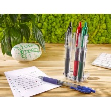Penne gel a scatto Pilot G-2 0,7 mm nero blu rosso verde - Set2go 4 pezzi - 001428
