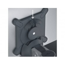 Braccio porta monitor per 1 schermo max 27" DURABLE argento metallizzato 345x470x120 mm - 5083-23