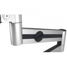 Braccio porta monitor per 1 schermo max 27" DURABLE argento metallizzato 345x470x120 mm - 5083-23
