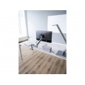 Braccio porta monitor per 1 schermo max 27" DURABLE argento metallizzato 345x470x120 mm - 5083-23