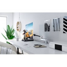 Braccio porta monitor per 1 schermo max 27" DURABLE argento metallizzato 345x470x120 mm - 5083-23