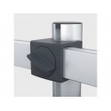Braccio porta monitor per 2 schermi max 27" DURABLE argento metallizzato 780x445x190 mm - 5085-23