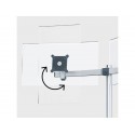 Braccio porta monitor per 2 schermi max 27" DURABLE argento metallizzato 780x445x190 mm - 5085-23