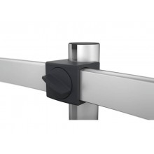 Braccio porta monitor per 2 schermi max 27" DURABLE argento metallizzato 780x445x190 mm - 5085-23