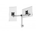 Braccio porta monitor per 2 schermi max 27" DURABLE argento metallizzato 780x445x190 mm - 5085-23