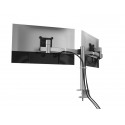 Braccio porta monitor per 2 schermi max 27" DURABLE argento metallizzato 780x445x190 mm - 5085-23