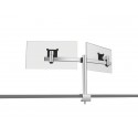 Braccio porta monitor per 2 schermi max 27" DURABLE argento metallizzato 780x445x190 mm - 5085-23