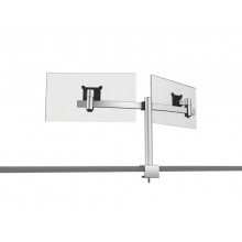 Braccio porta monitor per 2 schermi max 27" DURABLE argento metallizzato 780x445x190 mm - 5085-23