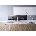 Braccio porta monitor per 2 schermi max 27" DURABLE argento metallizzato 780x445x190 mm - 5085-23