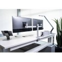 Braccio porta monitor per 2 schermi max 27" DURABLE argento metallizzato 780x445x190 mm - 5085-23