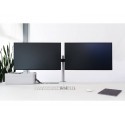 Braccio porta monitor per 2 schermi max 27" DURABLE argento metallizzato 780x445x190 mm - 5085-23