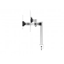 Braccio porta monitor per 1 schermo max 27" e 1 tablet max 13" DURABLE argento metallizzato 780x445x190 mm - 5087-23