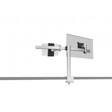Braccio porta monitor per 1 schermo max 27" e 1 tablet max 13" DURABLE argento metallizzato 780x445x190 mm - 5087-23