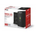 Gruppo di continuità Oxxtron 1000VA Trust con batteria integrata - 2 prese nero - 21199