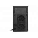 Gruppo di continuità Oxxtron 1000VA Trust con batteria integrata - 2 prese nero - 21199