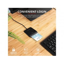 Lettore di schede ID Trust Smart Card Reader Primo nero - 23890