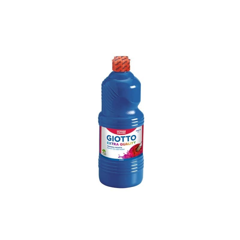 Tempera a base d'acqua GIOTTO Extra Quality flacone 1 lt blu F53341700