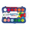 Acquerelli GIOTTO Ø 30 mm assortiti  scatola da 24 + 1 pennello - F352400