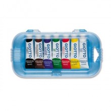 Tempere GIOTTO Extra 7,5 ml assortiti scatola appendibile da 7 tubetti F30150000
