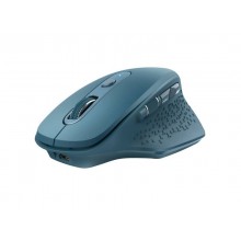 Mouse ergonomico ricaricabile wireless Trust OZAA ricevitore USB A 2.0 - portata 10 m - azzurro - 24034