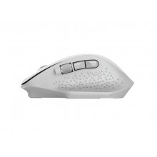 Mouse ergonomico ricaricabile wireless Trust OZAA ricevitore USB A 2.0 - portata 10 m - bianco - 24035