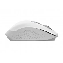 Mouse ergonomico ricaricabile wireless Trust OZAA ricevitore USB A 2.0 - portata 10 m - bianco - 24035