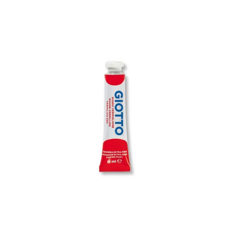 Tempera GIOTTO Extra 12 ml rosso vermiglione F35200700 (Conf.6)