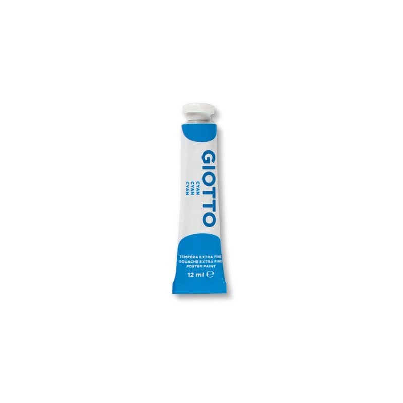 Tempera GIOTTO Extra 12 ml cyan  F35201500 (Conf.6)