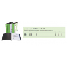 Portalistino personalizzabile Q-Connect A4 apertura superiore 40 buste KF01267