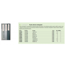 Tasche adesive permanenti Q-Connect 46x75mm trasparenti conf. da 6 - KF13781