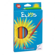 Matite colorate FILA Elios assortiti astuccio da 36 + temperino - F274600