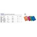 Cartellina a 3 lembi con elastico FAVORIT Lumina 24x32 cm dorso 2,5 cm blu 400116646 (Conf.5)