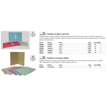 Cartellina con pressino EURO-CART Lilliput 33x26 cm avana CLECO01AV