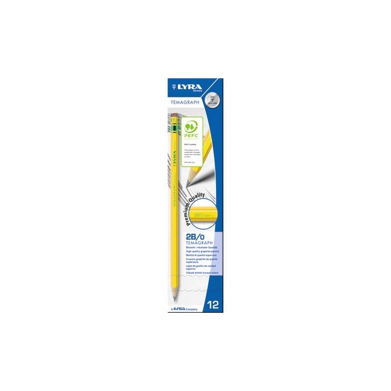 Matita LYRA Temagraph 2B Soft +  L1140102 (Conf.12)