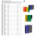Portaprogetti con bottone EURO-CART presspan monolucido 25x35 cm dorso 8 cm blu - CP08BL_DESK