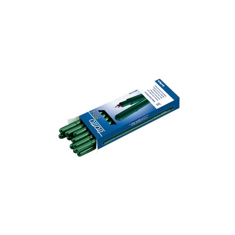 Penna a punta sintetica TRATTO Pen 2 mm verde F830704 (Conf.12)