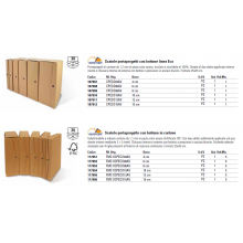 Scatola portaprogetti con bottone in cartone EURO-CART 35x25 cm dorso 8 cm FMCXCPECO08AV (Conf.5)