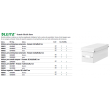 Scatola per archiviazione universale "M" Leitz CLICK & STORE nero 28,1x20x37 cm - 60440095