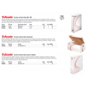 Scatola archivio Esselte BOXY LG per tabulati bianco/rosso 39,5x31x8 cm 128500 (Conf.25)