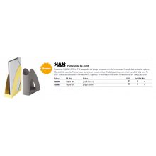 Portariviste HAN Re-LOOP in PPL formati A4/C5 76x239x256 mm - giallo limone 16218-950