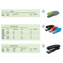 Cucitrice fino a 12 fogli Q-Connect grigio/verde KF00991