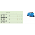 Perforatore a due fori Q-Connect blu 20 fogli KF02155