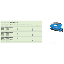 Perforatore a due fori Q-Connect blu 20 fogli KF02155