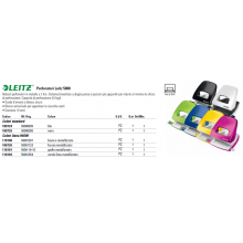 Perforatore 5008 2 fori - 30 fogli Leitz NeXXt Series in metallo blu 50080035